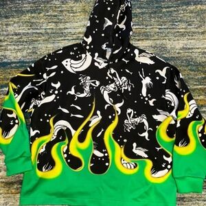 Prada Mermaid Flames Hoodie